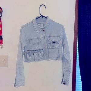 Crop top style Jean jacket